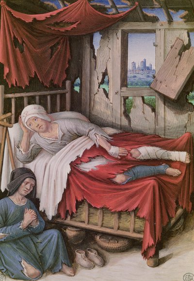 The Four Conditions of Society: Poverty by Jean Bourdichon